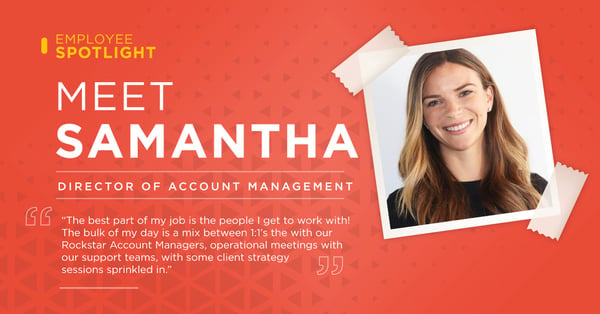 Photo of Samantha Carnall, Director of Account Management